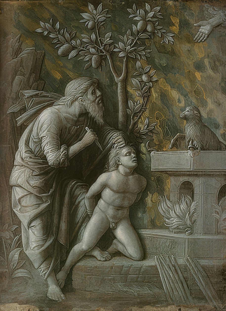 Il sacrificio di Isacco da Andrea Mantegna