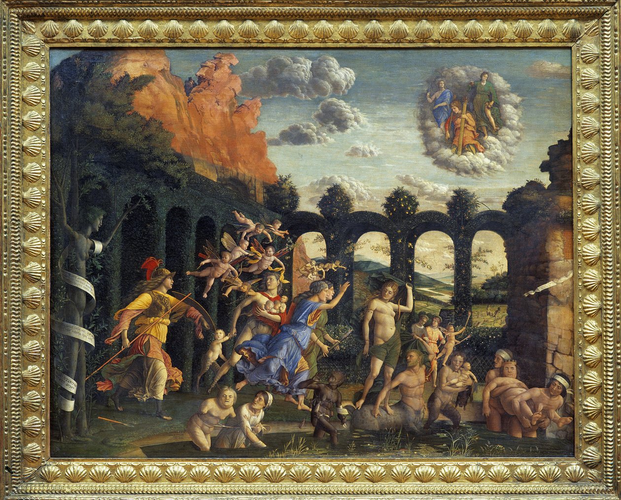 Minerva che scaccia i vizi dal giardino della virtù - Andrea Mantegna, circa 1497, Museo del Louvre, Parigi da Andrea Mantegna