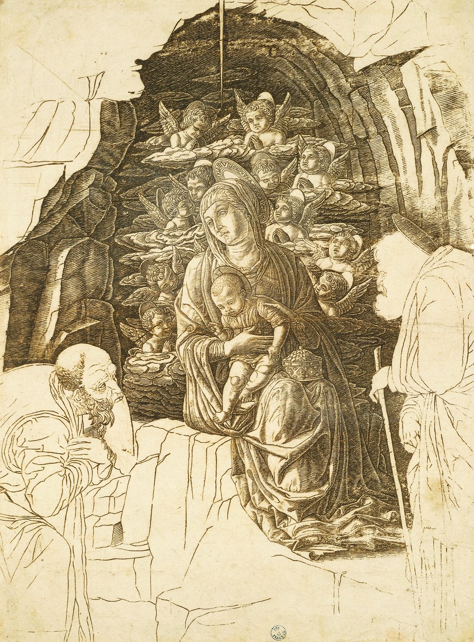 Studio per Adorazione dei Magi da Andrea Mantegna