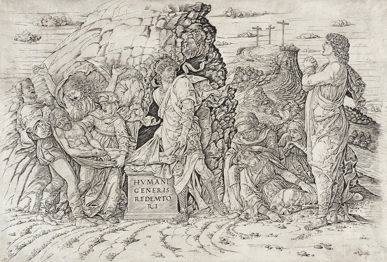 La deposizione nel sepolcro da Andrea Mantegna