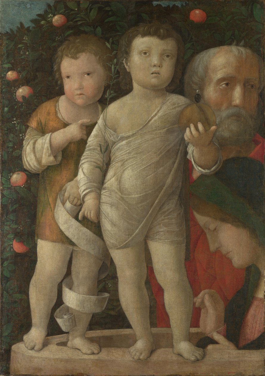 La Sacra Famiglia con San Giovanni, c. 1500 da Andrea Mantegna