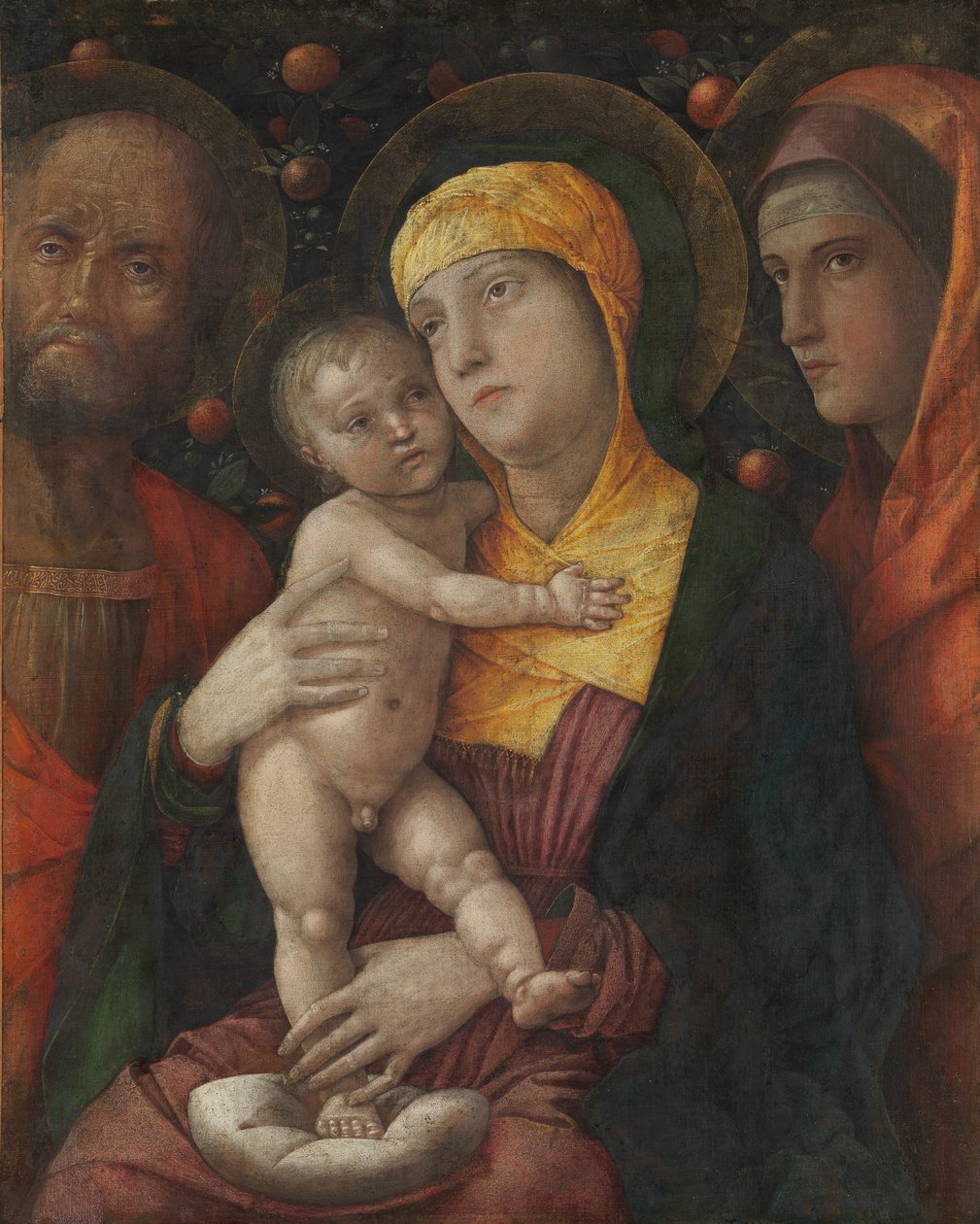 La Sacra Famiglia con Santa Maria Maddalena da Andrea Mantegna