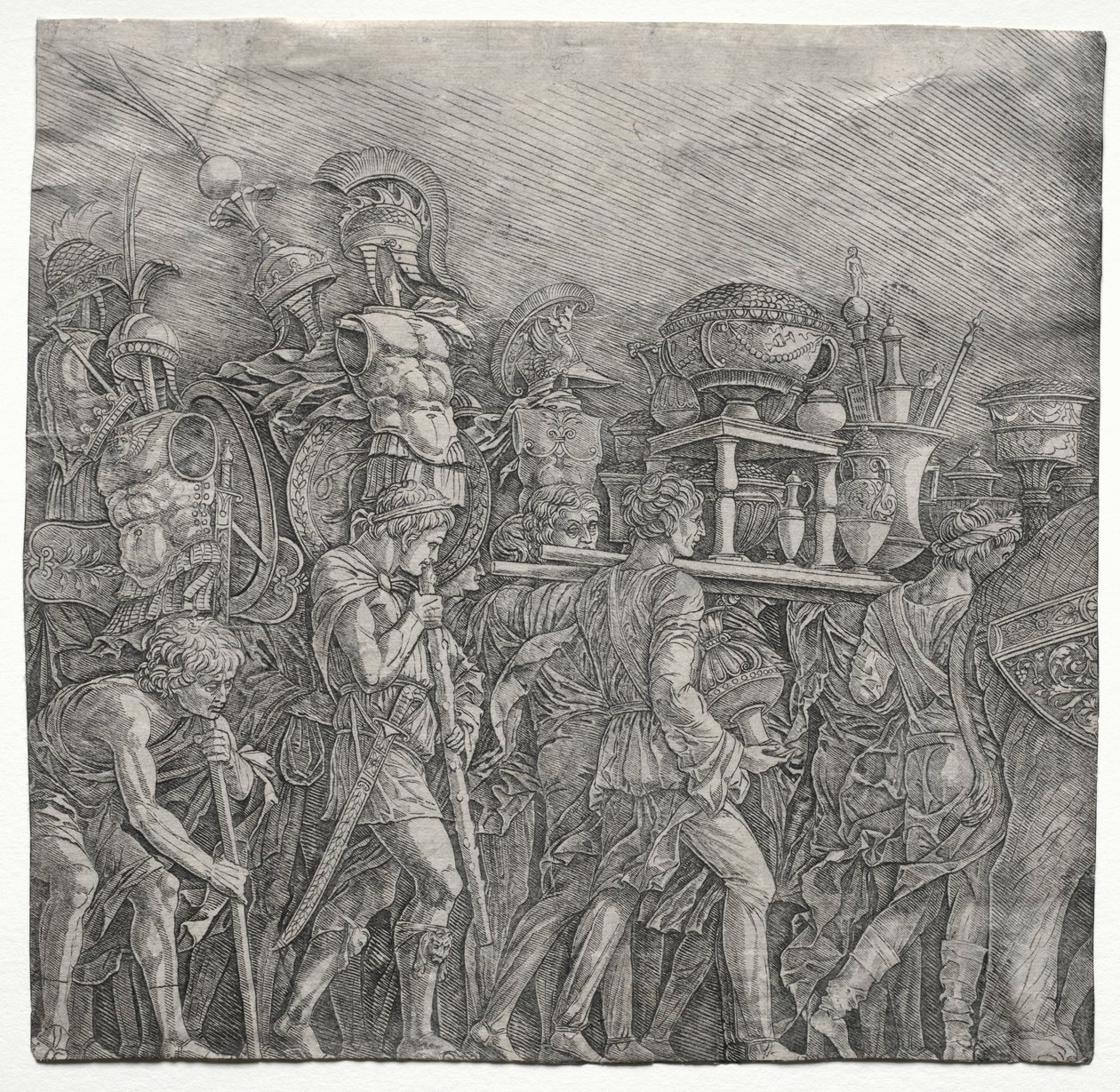I Trionfi di Cesare: I Portatori di Corazze, c. 1495 da Andrea Mantegna