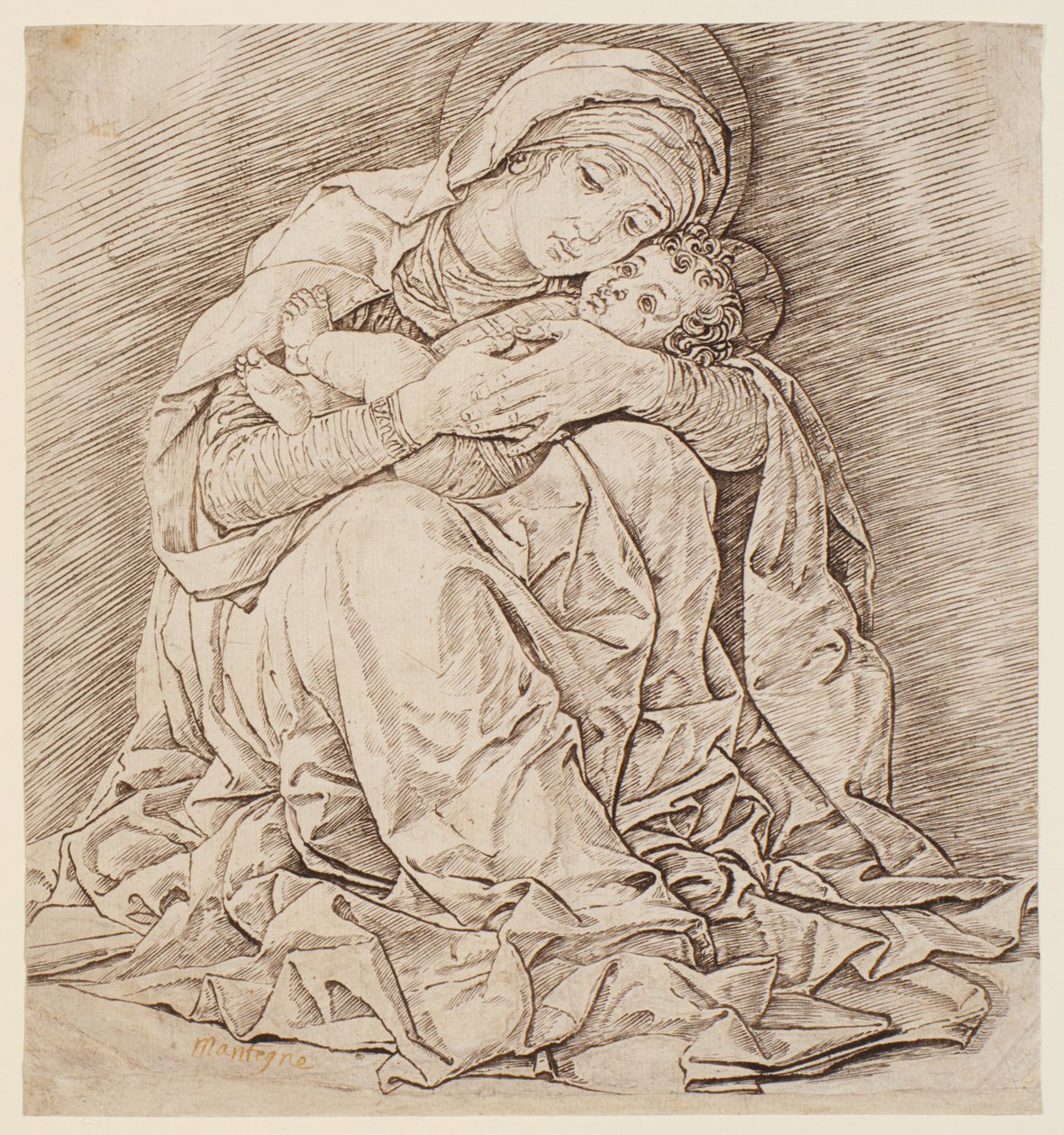 La Vergine col Bambino da Andrea Mantegna