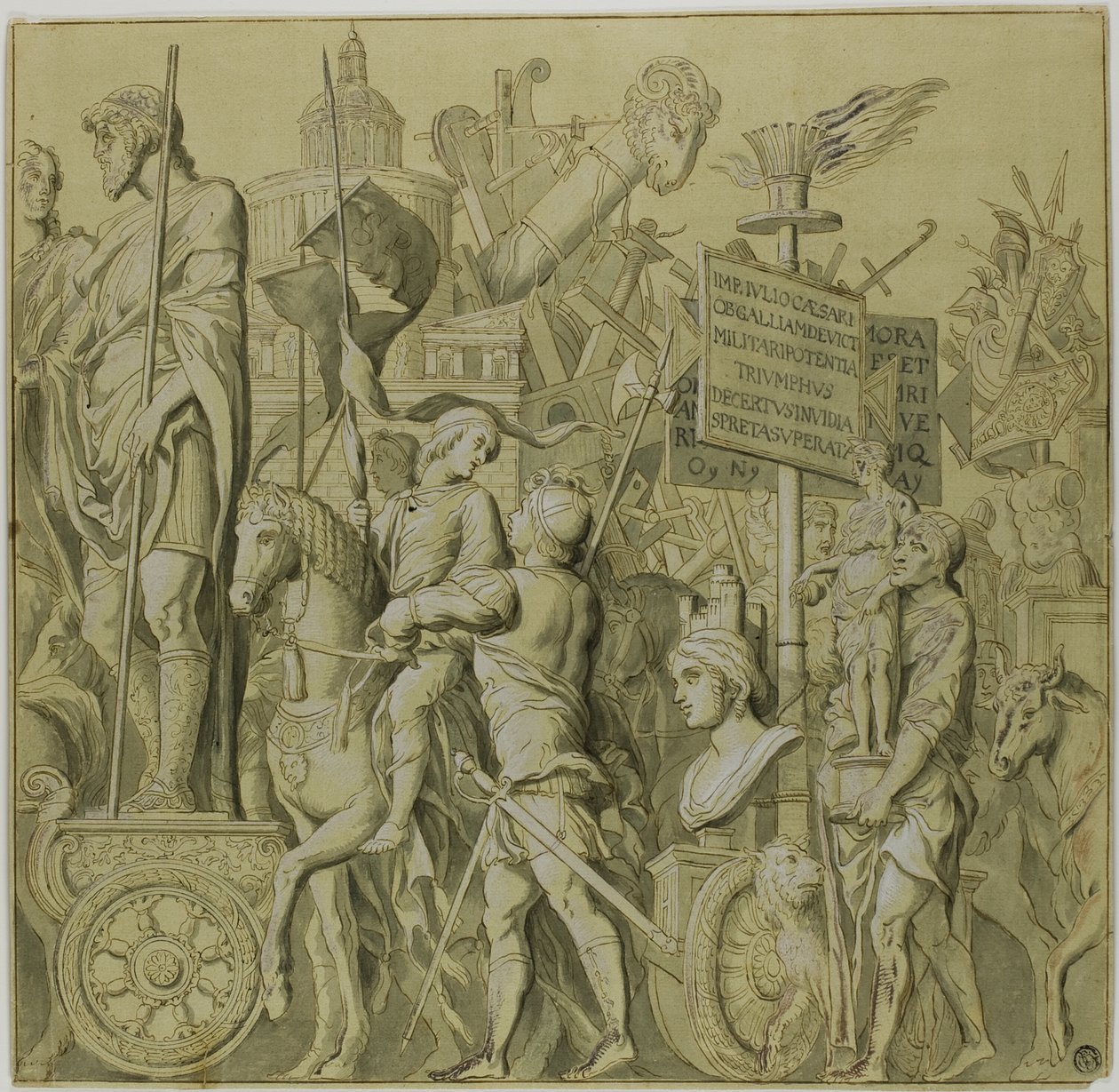 Trionfi di Giulio Cesare: Tela n. II da Andrea Mantegna