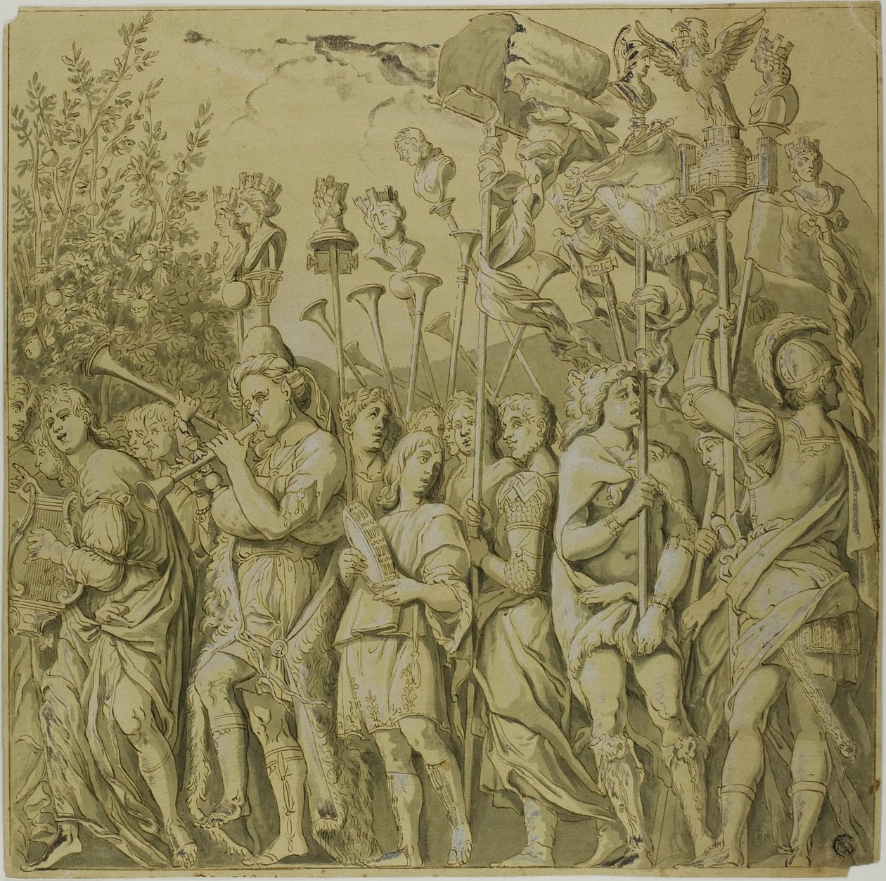 Trionfi di Giulio Cesare: Tela n. VII da Andrea Mantegna