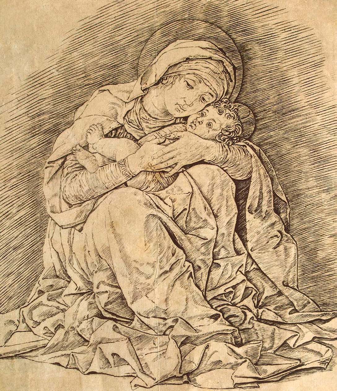 Vergine e bambino da Andrea Mantegna
