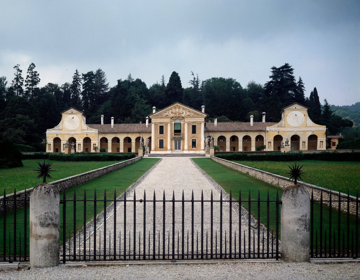 Veduta della villa Barbaro o Volpi da Andrea Palladio