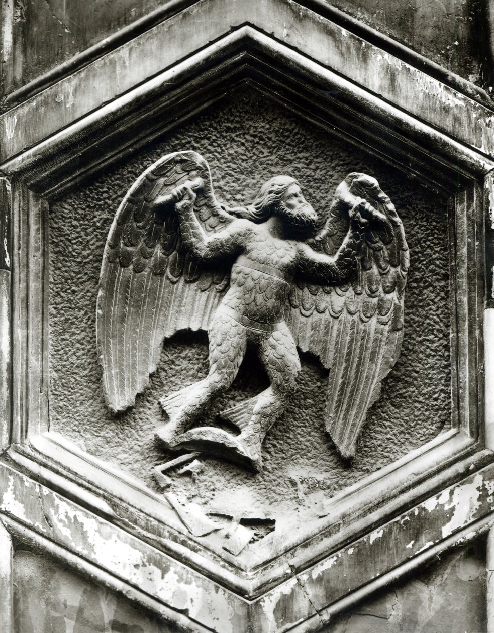 Dedalo, rilievo decorativo dal Campanile, Firenze, c.1348-50 da Andrea Pisano