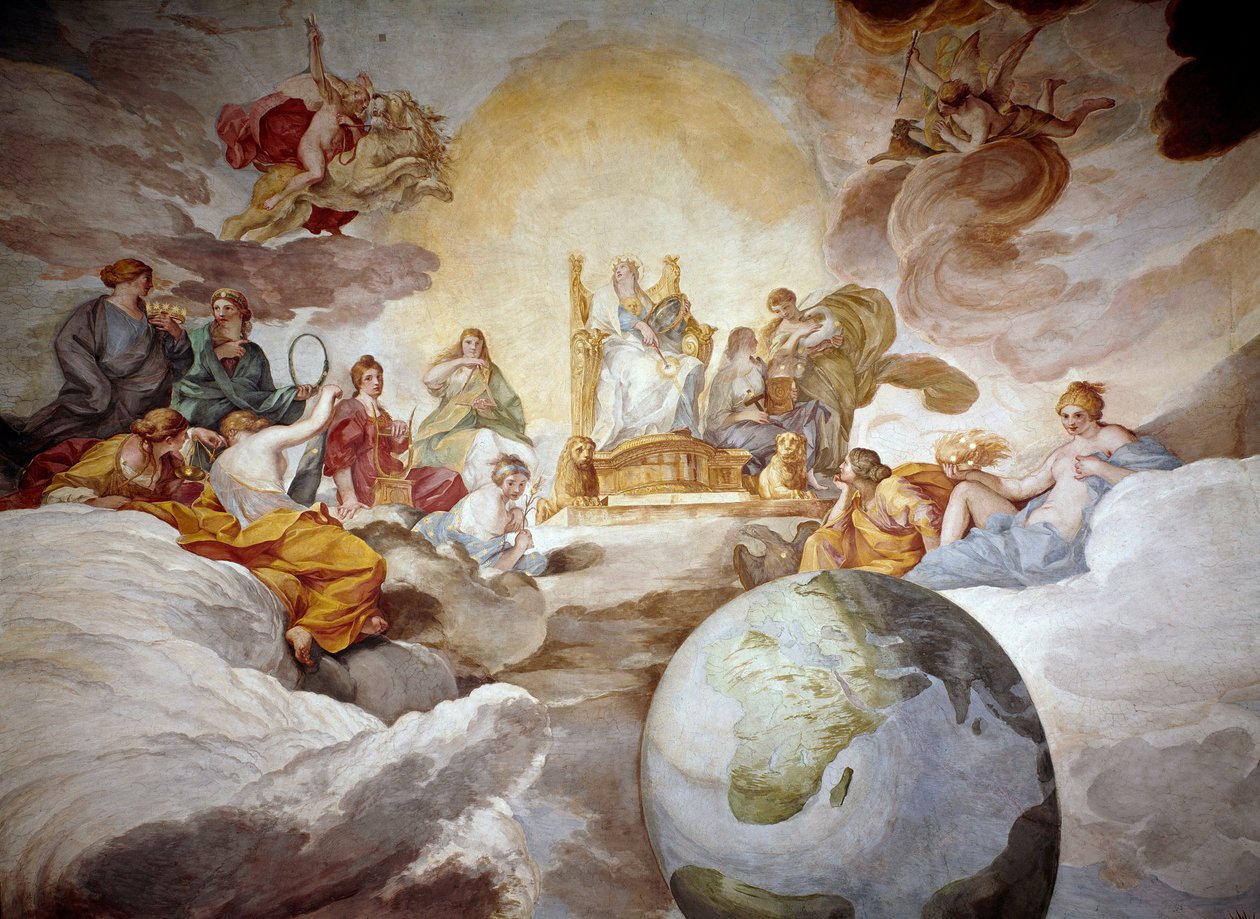 Allegoria della conoscenza divina da Andrea Sacchi