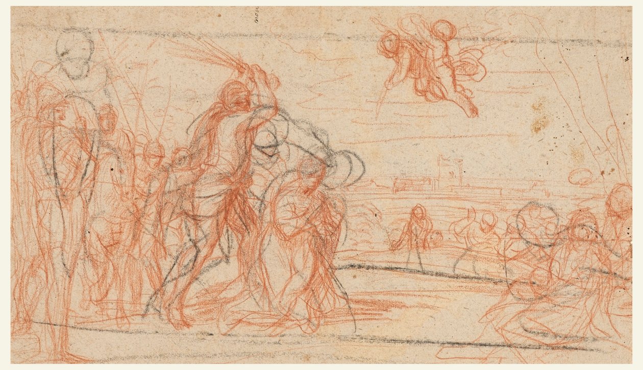 Martirio di un santo da Andrea Sacchi