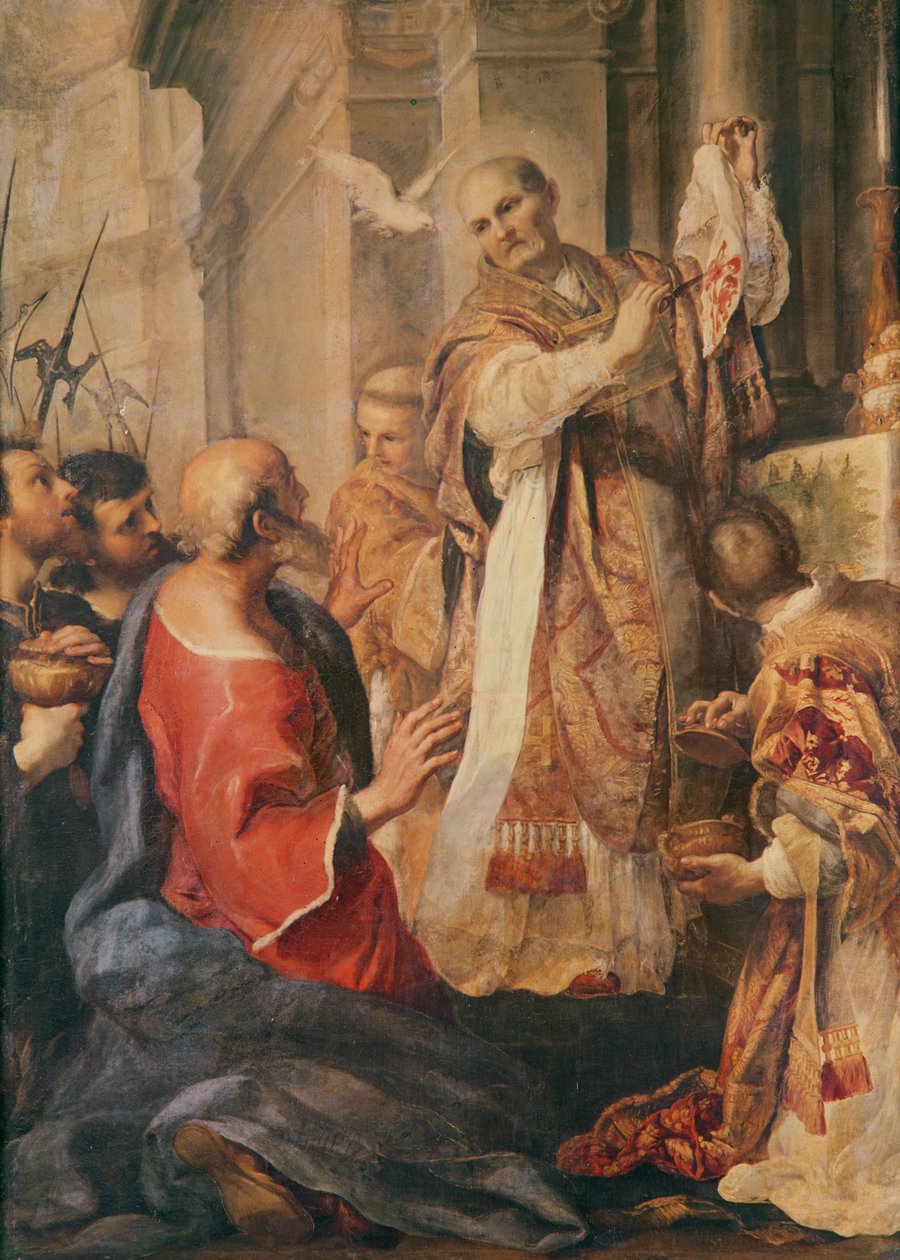 San Gregorio Magno (c.540-604) da Andrea Sacchi