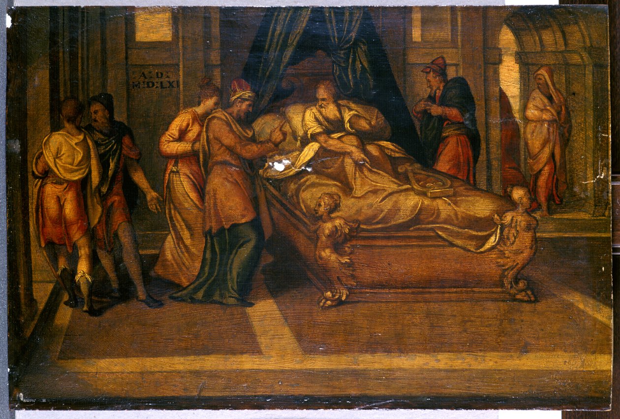 Scene dalla Storia di Davide, 1561 da Andrea Schiavone