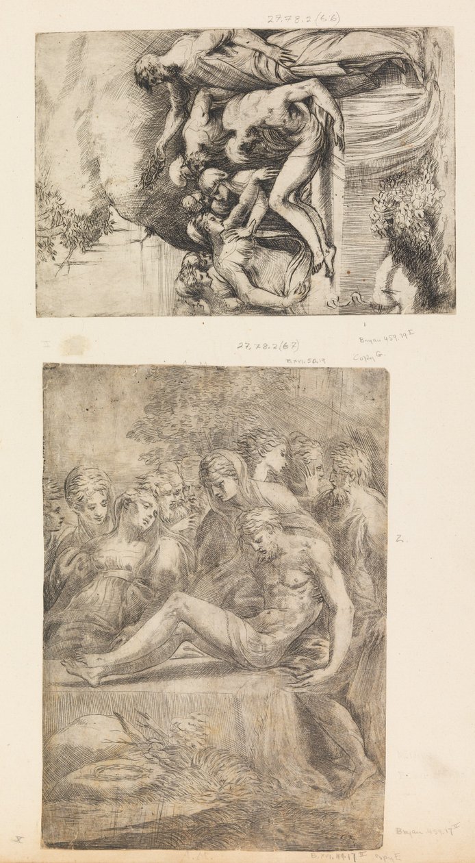 Il Compianto sul Cristo morto, ca. 1545-50 da Andrea Schiavone