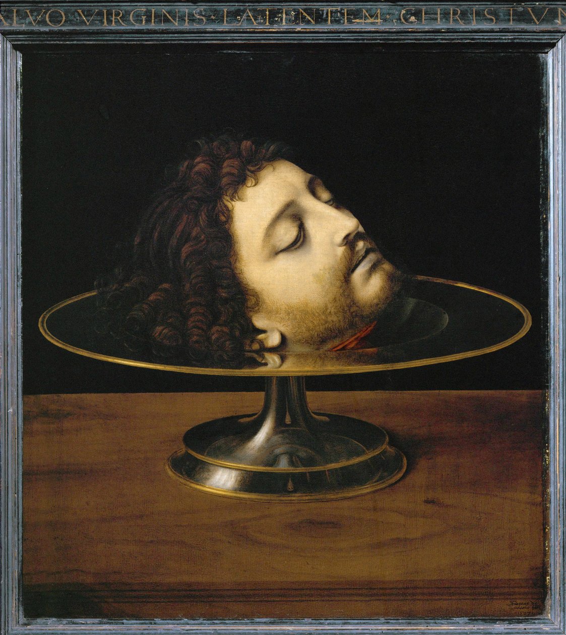Tete de saint Jean-Baptiste - Testa di San Giovanni Battista ... da Andrea Solario