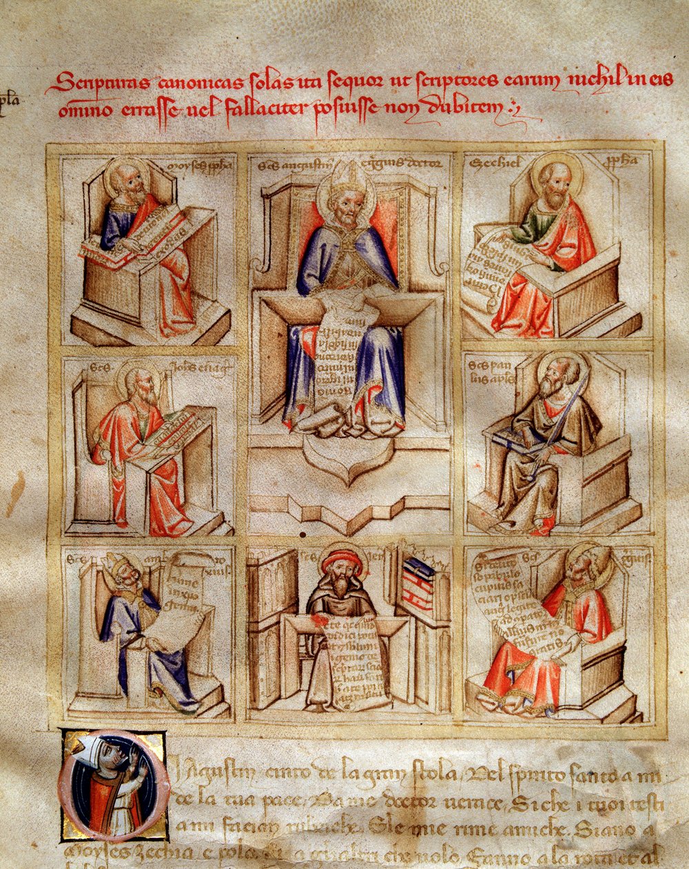 Rappresentazione dei dottori della chiesa: San Giovanni, Sant