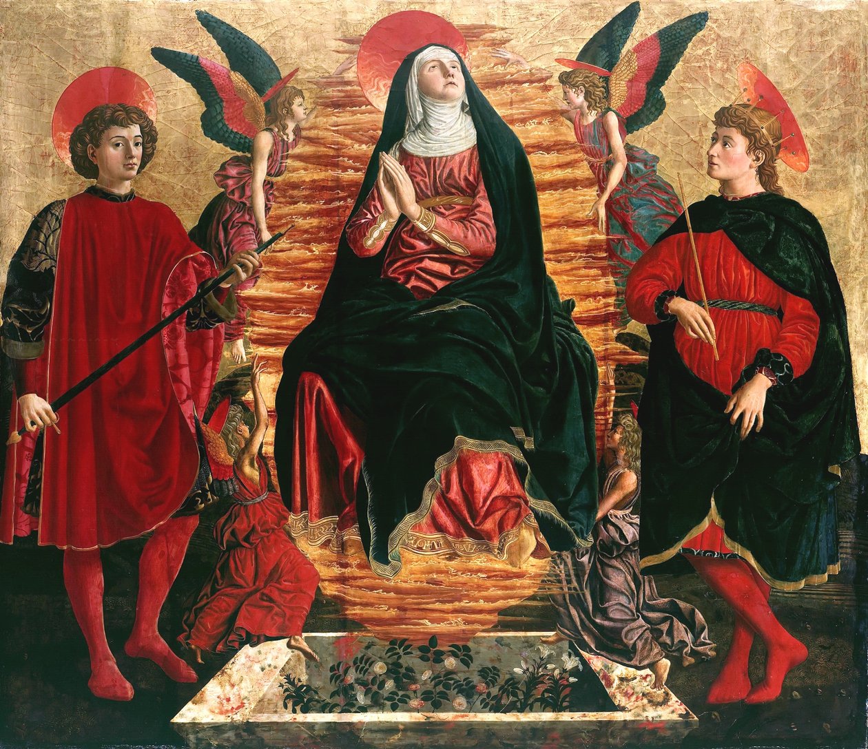 Assunzione di Maria

















































 con i Santi Minias e Giuliano da Andrea del Castagno