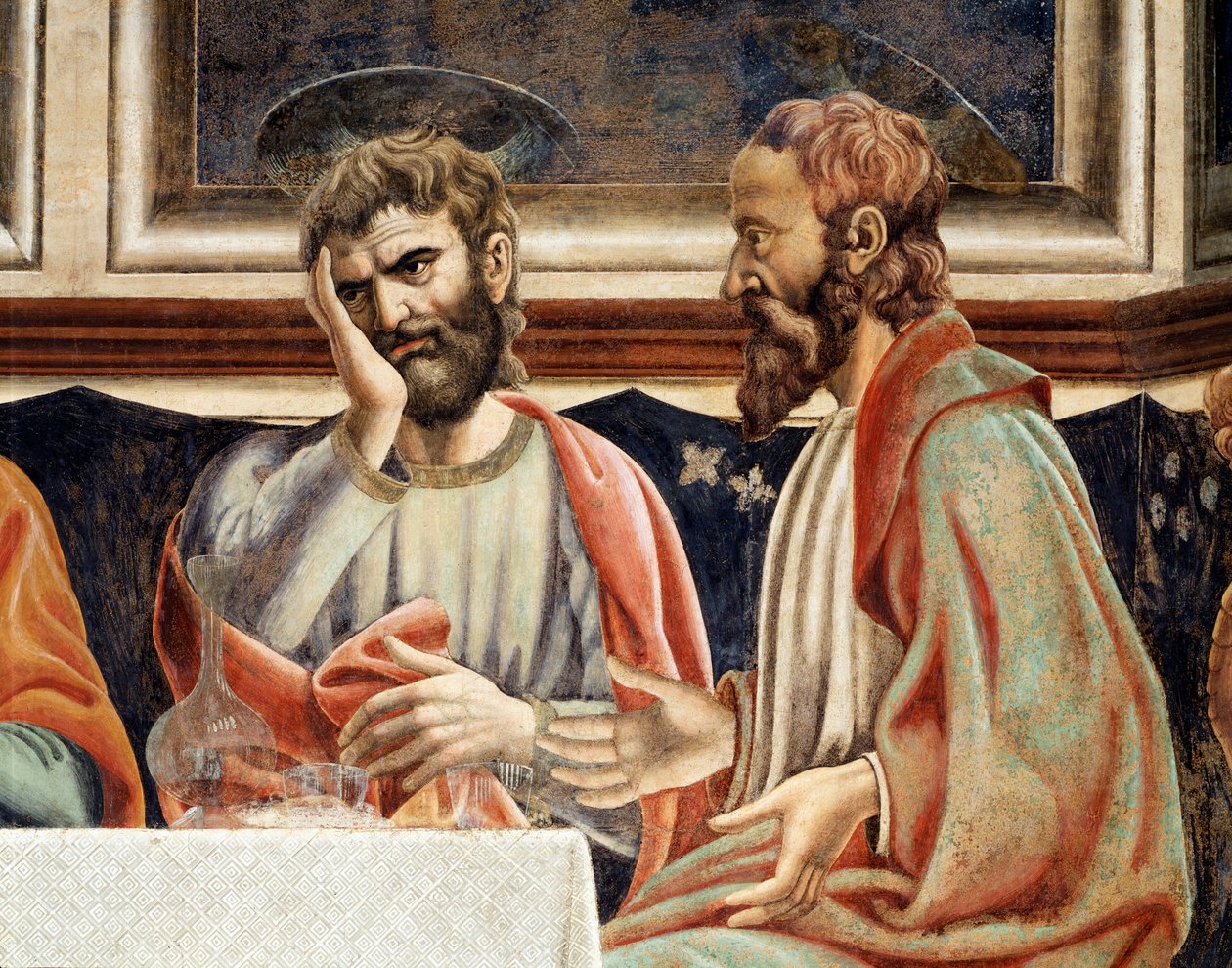 Ultima cena, (dettaglio) da Andrea del Castagno