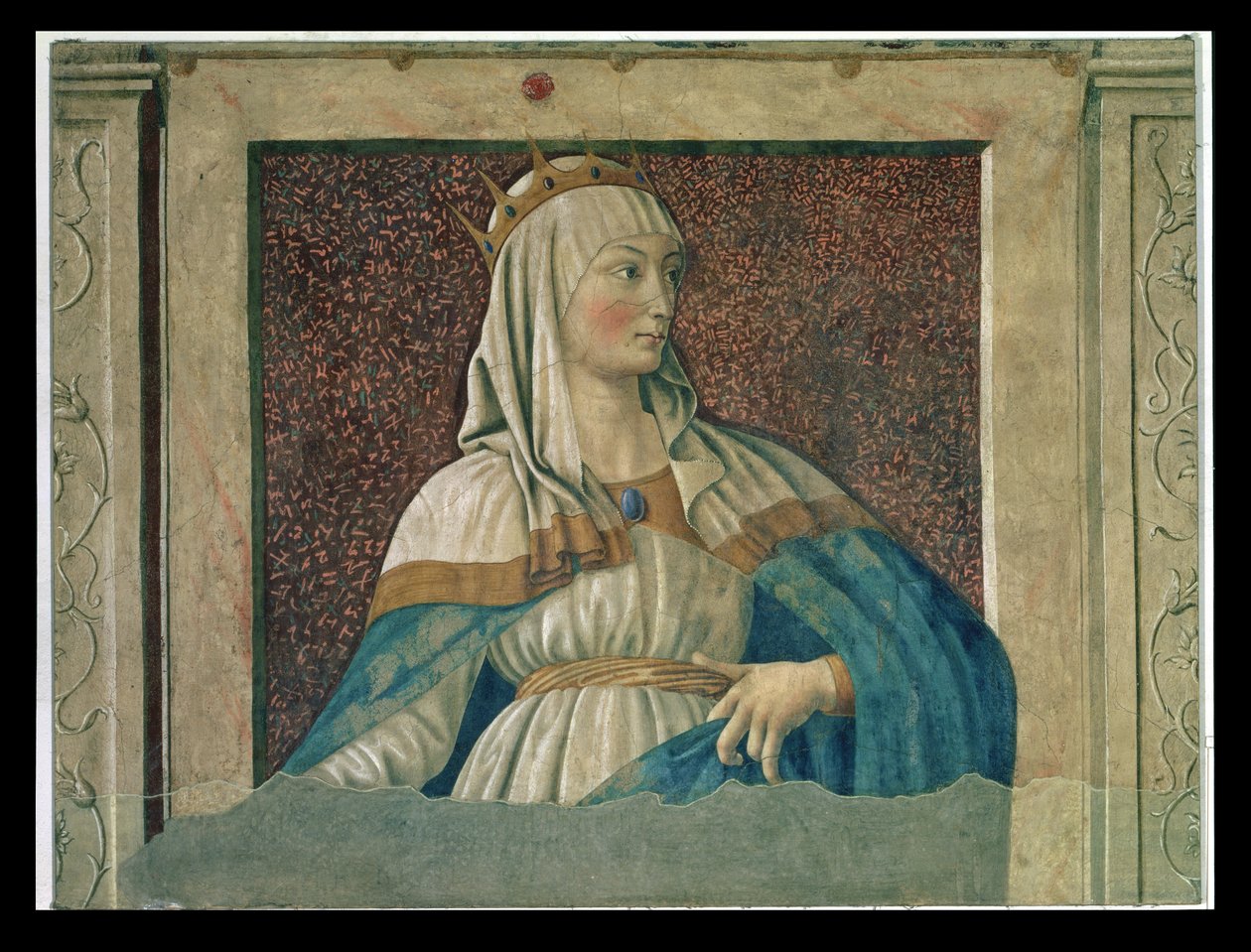 Regina Ester, dalla serie di uomini e donne famosi della Villa Carducci da Andrea del Castagno