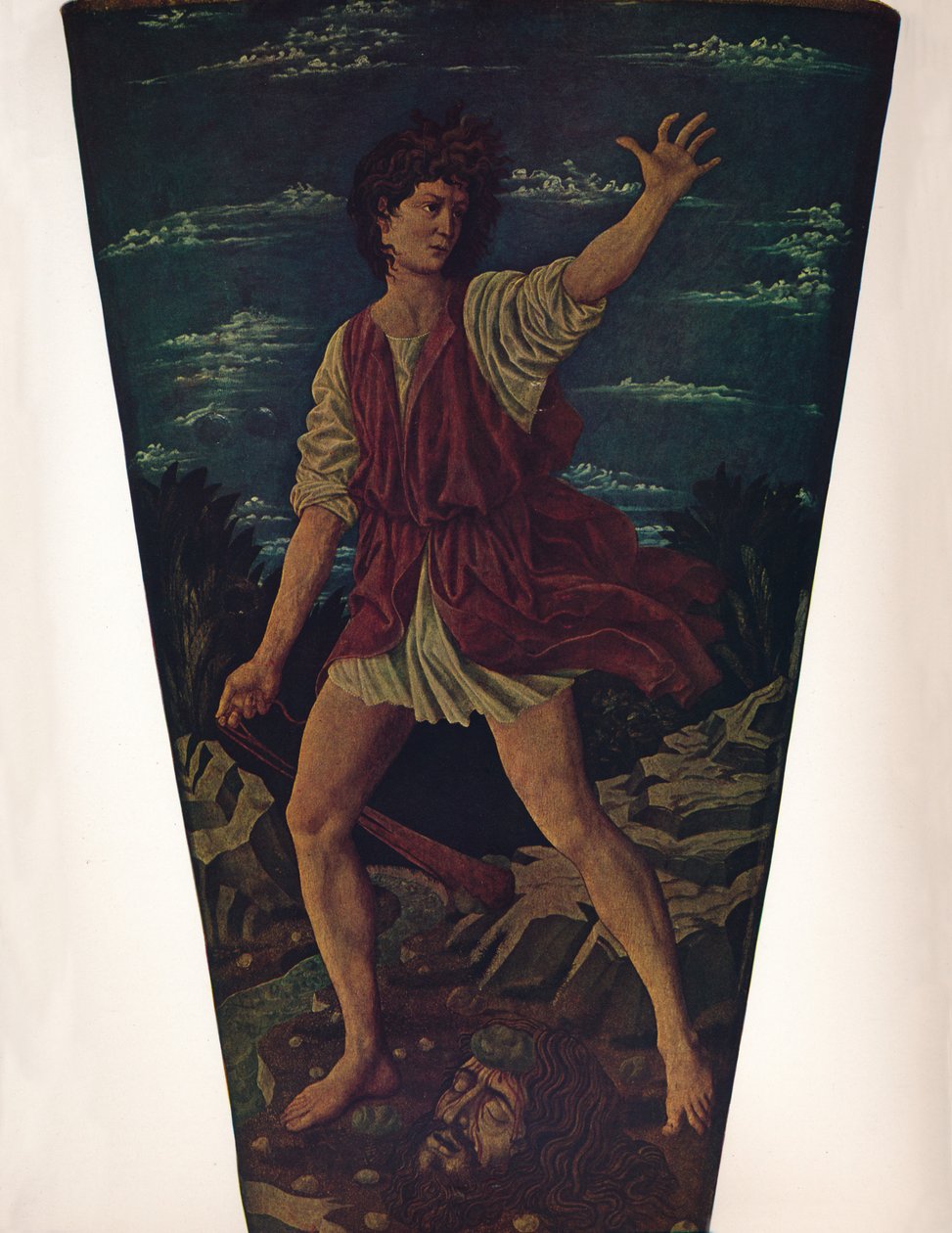 Il giovane Davide, c. 1450 da Andrea del Castagno