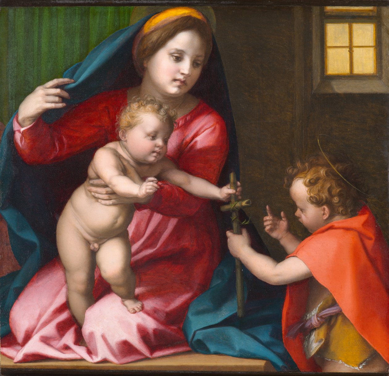 Madonna col Bambino e San Giovanni Battista, circa 1528 da Andrea del Sarto