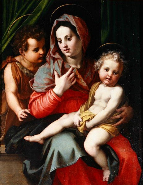 Madonna con Bambino e San Giovanni da Andrea del Sarto