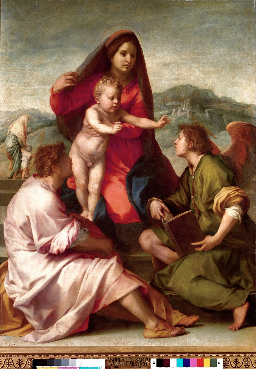 Madonna della Scala. Sacra famiglia con un angelo da Andrea del Sarto