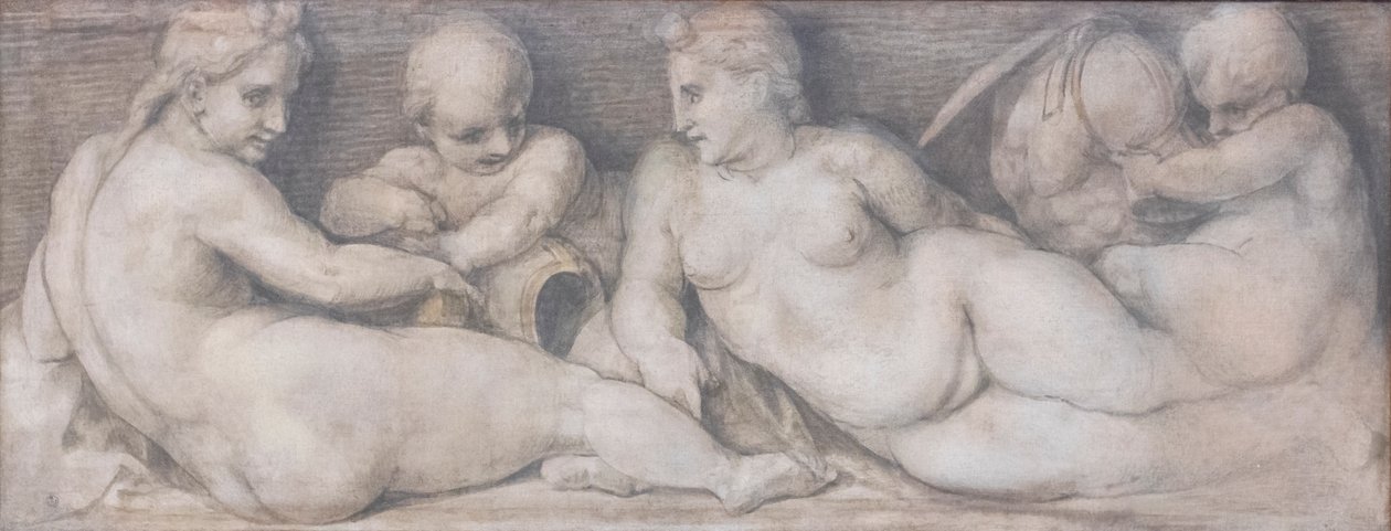 Scena con figure in stile classico da Andrea del Sarto