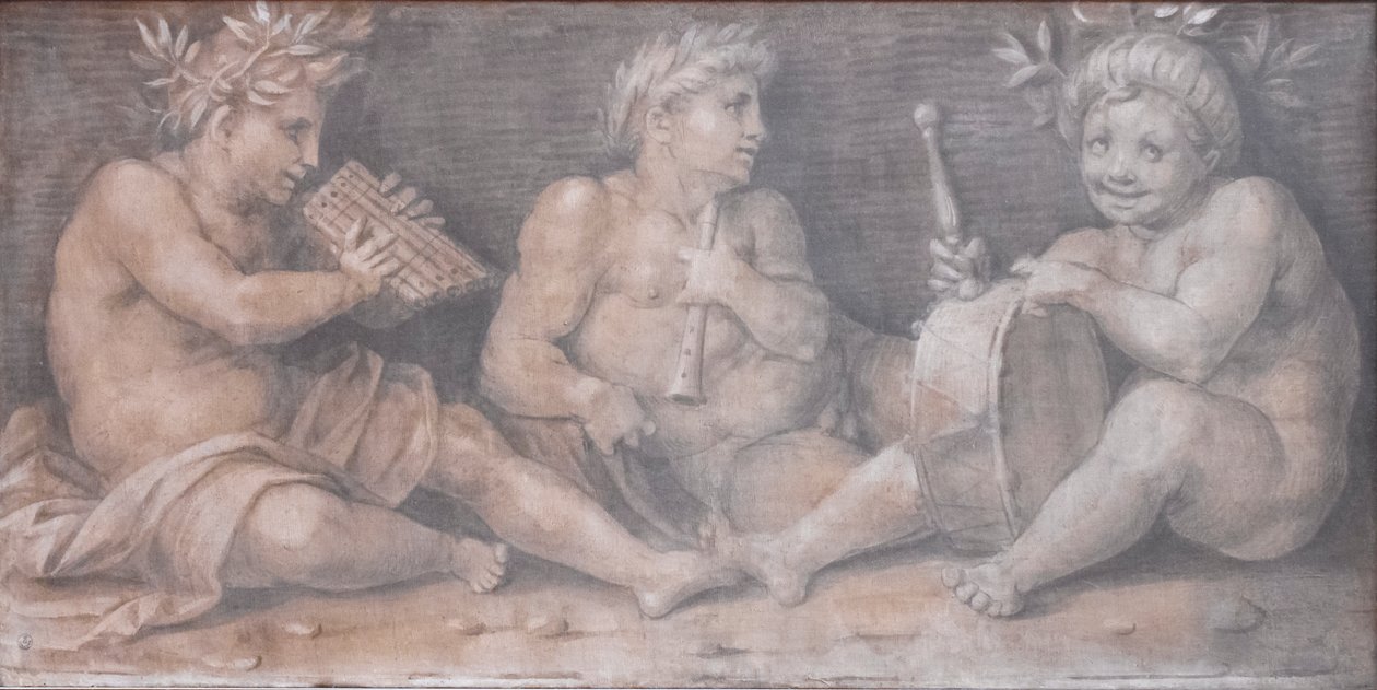 Scena con figure in stile classico da Andrea del Sarto