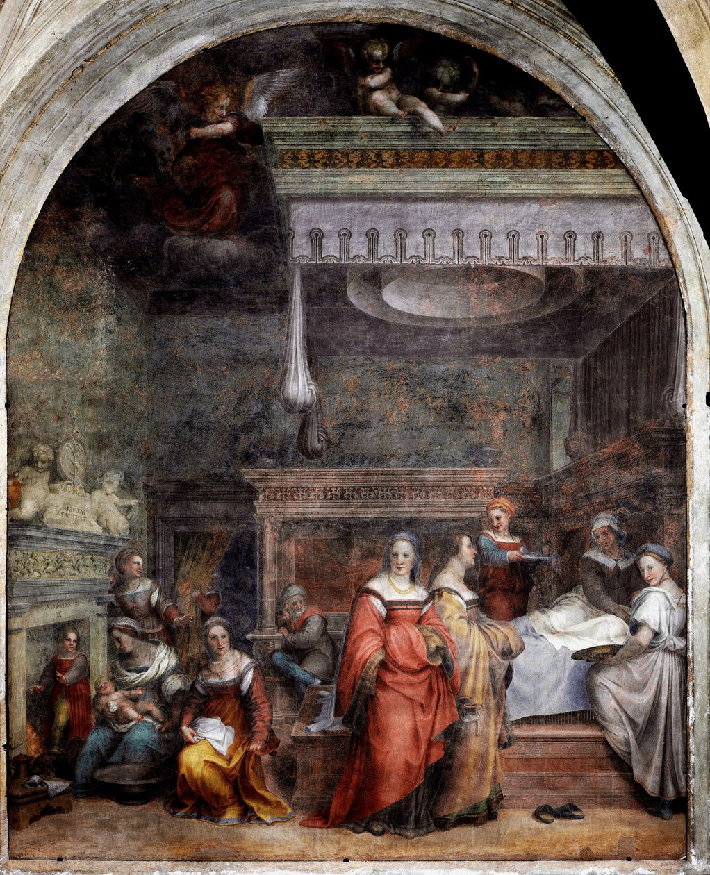 La nascita della Vergine da Andrea del Sarto