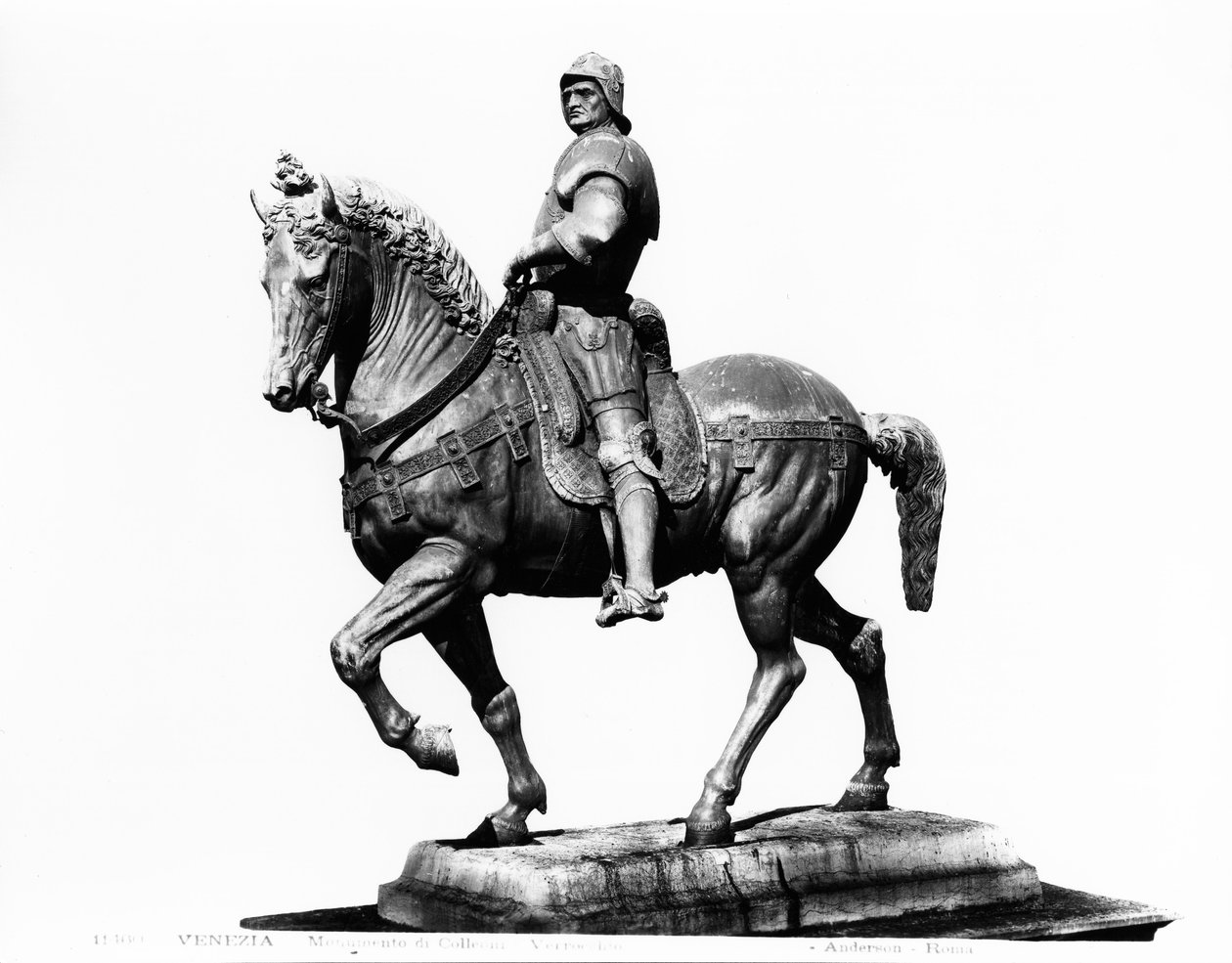 Statua equestre del condottiero Bartolomeo Colleoni (1400-75) da Andrea del Verrocchio
