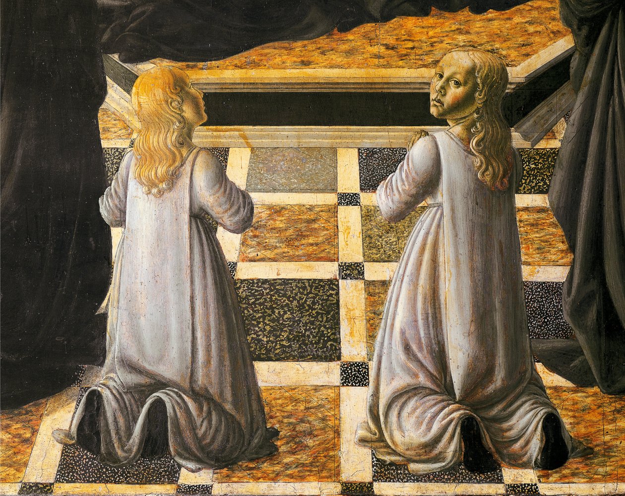 Santa Monica (dettaglio) da Andrea del Verrocchio