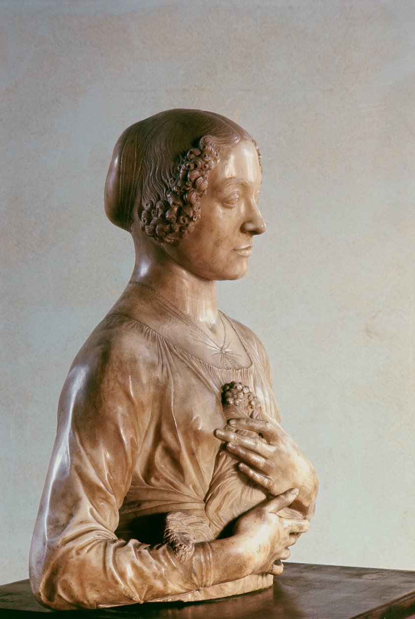 Donna con un bouquet, c.1475-80 da Andrea del Verrocchio