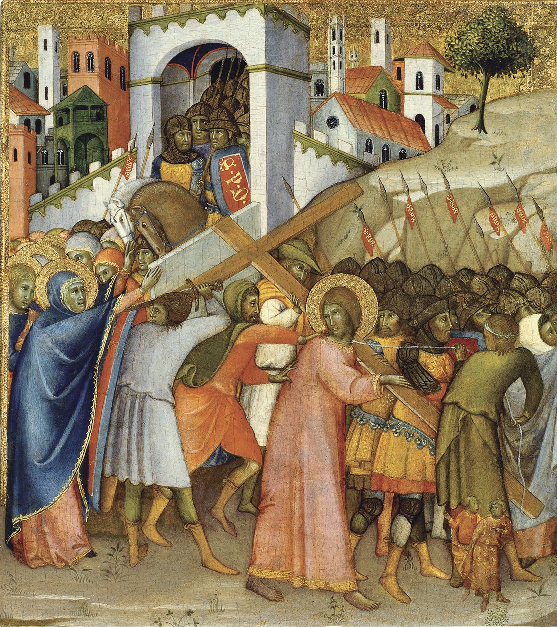 Cristo sulla Via del Calvario da Andrea di Bartolo