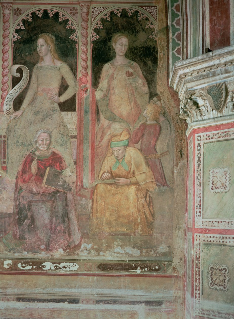 La Chiesa Militante e Trionfante, nella Cappella Spagnola, (dettaglio) da Andrea di Bonaiuto (fl.1343 77)