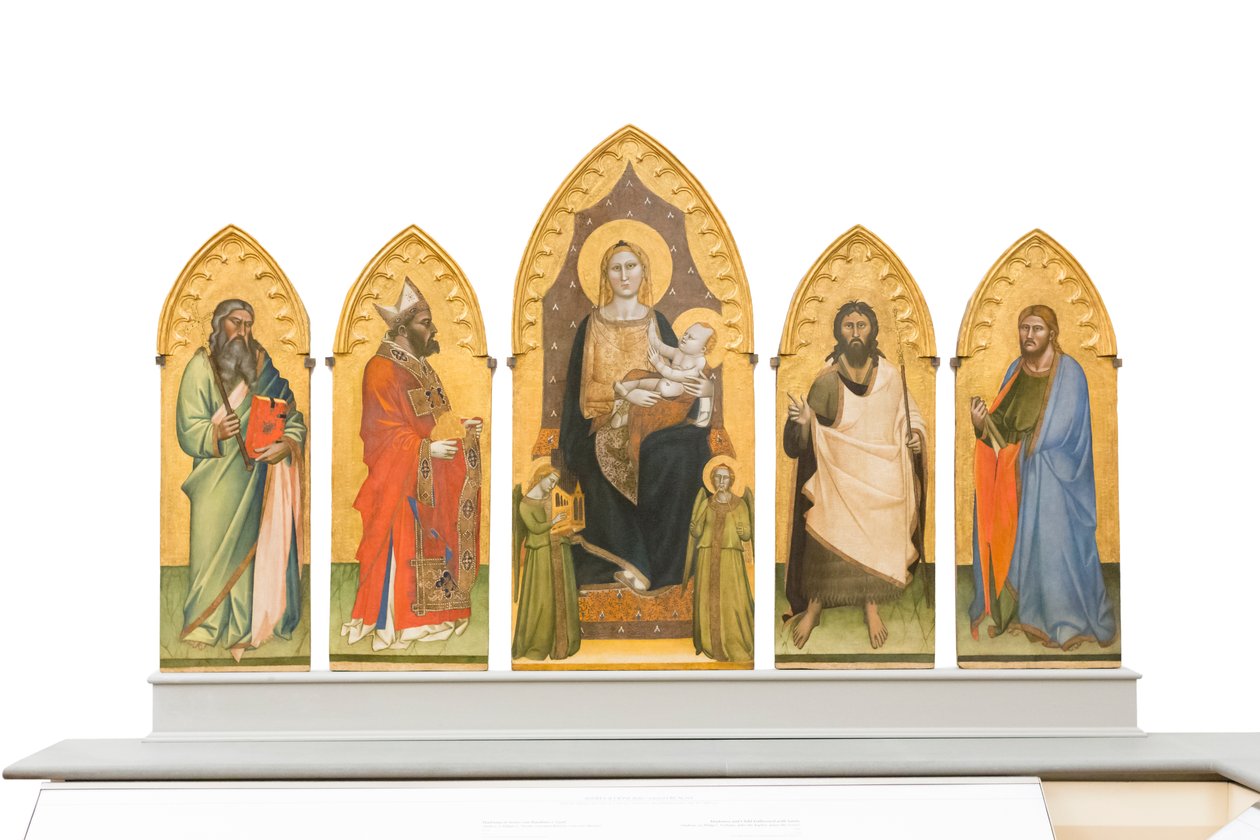 Madonna col Bambino in trono con santi da Andrea di Cione Orcagna