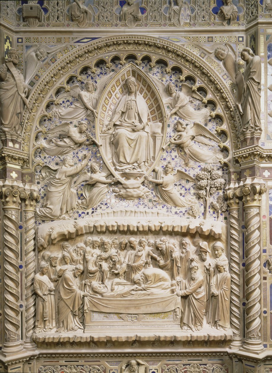 Tabernacolo, dettaglio che mostra la morte e l