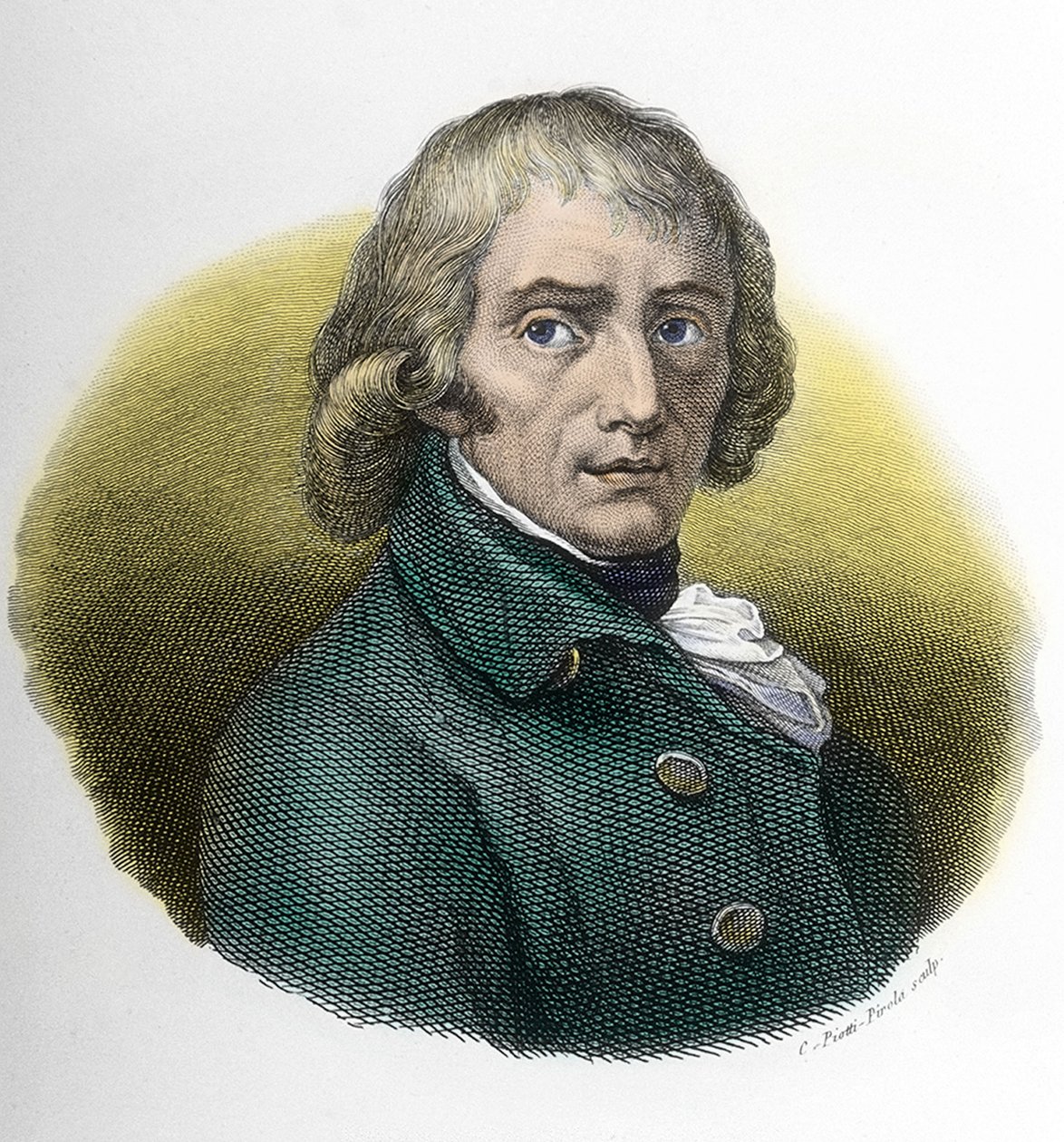Ritratto di Giuseppe Parini (1729-1799), incisione dopo un disegno di Andrea Appiani (1754-1817) da Andrea the Elder (after) Appiani