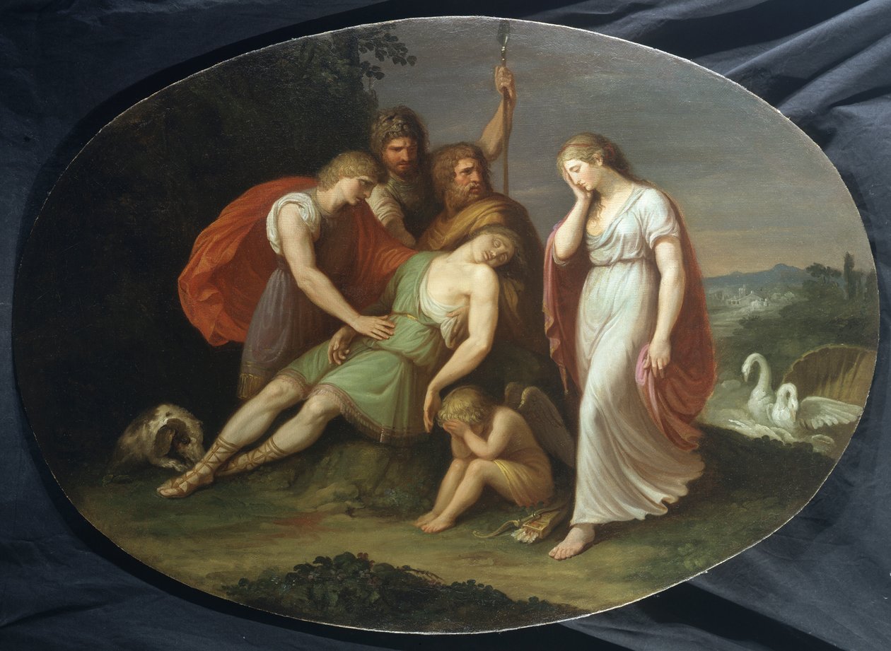 La morte di Adone da Andrea the Elder Appiani