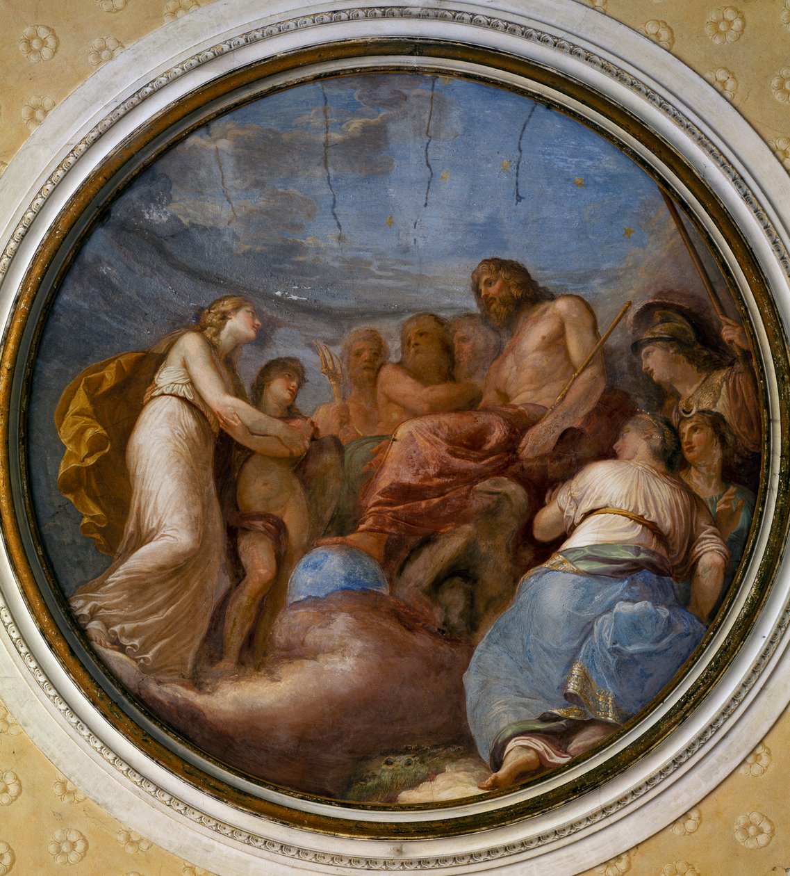 Tondo dipinto da Andrea Appiani, Villa Reale, Monza da Andrea the Elder Appiani