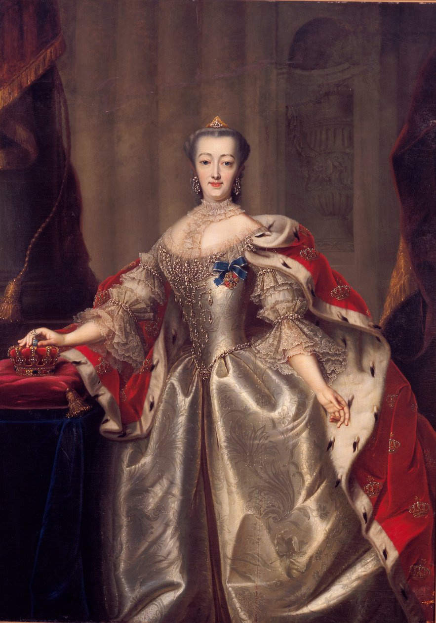 Sophie-Madeleine di Brandeburgo-Culmbach da Andreas Brünniche