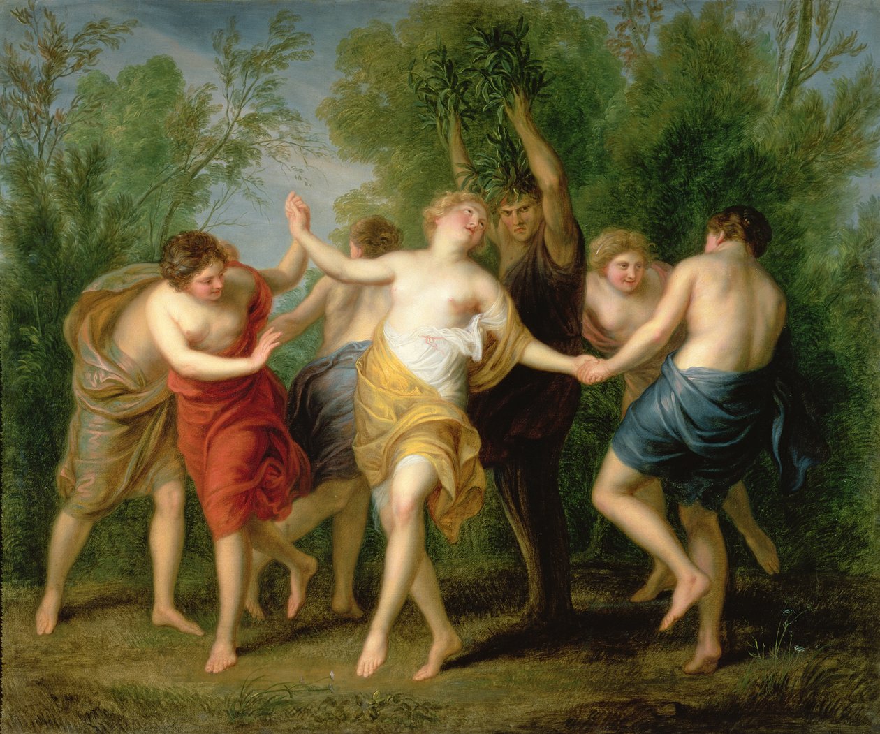 La trasformazione di un uomo apulo in un ulivo, c.1765 da Andreas or Andries Lens
