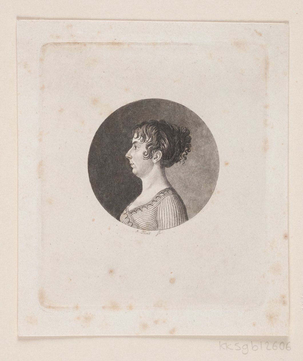 Ritratto di donna sconosciuta da Andreas Flint
