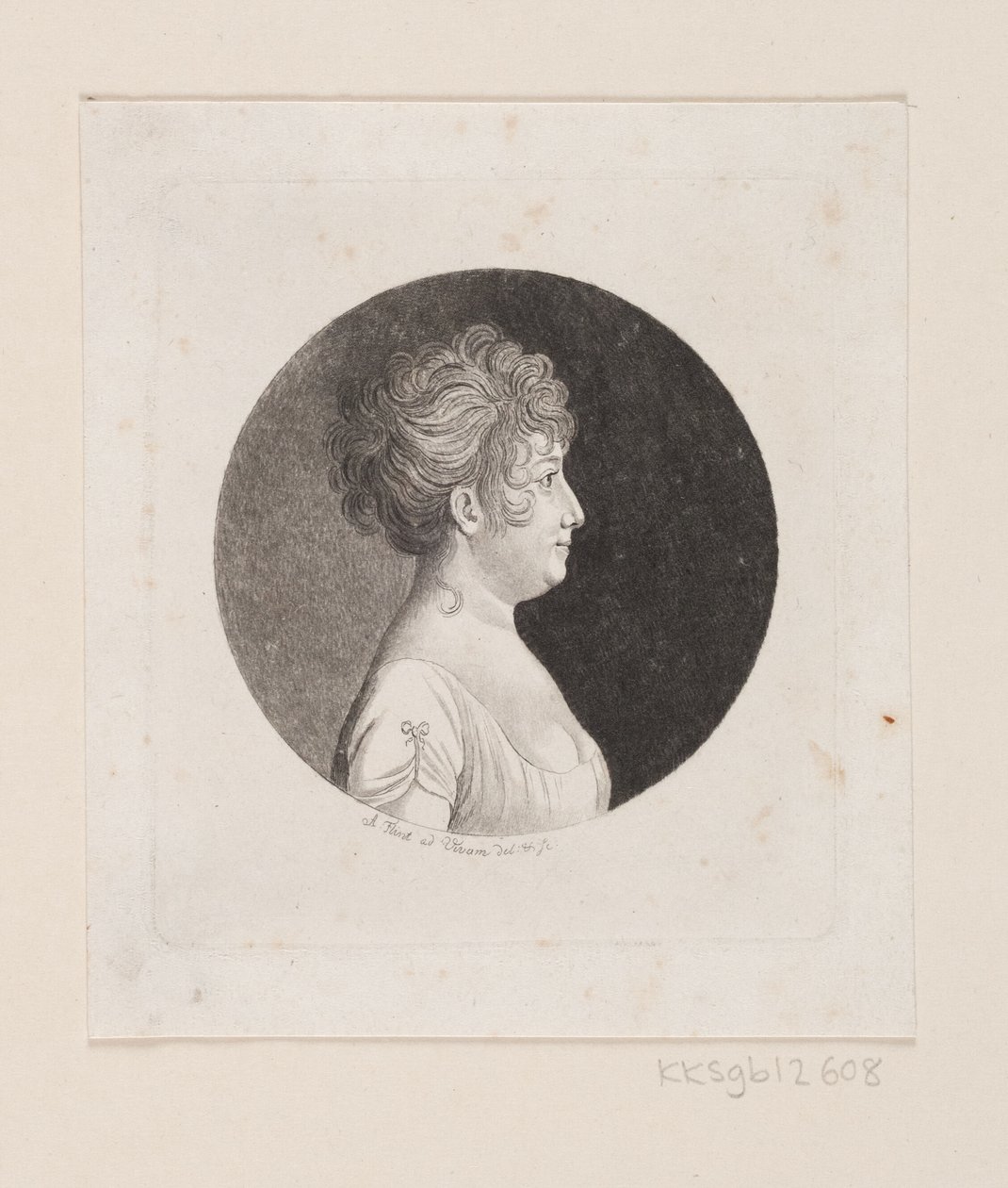 Ritratto di donna sconosciuta da Andreas Flint
