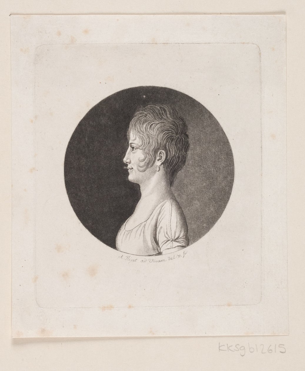 Ritratto di donna sconosciuta da Andreas Flint
