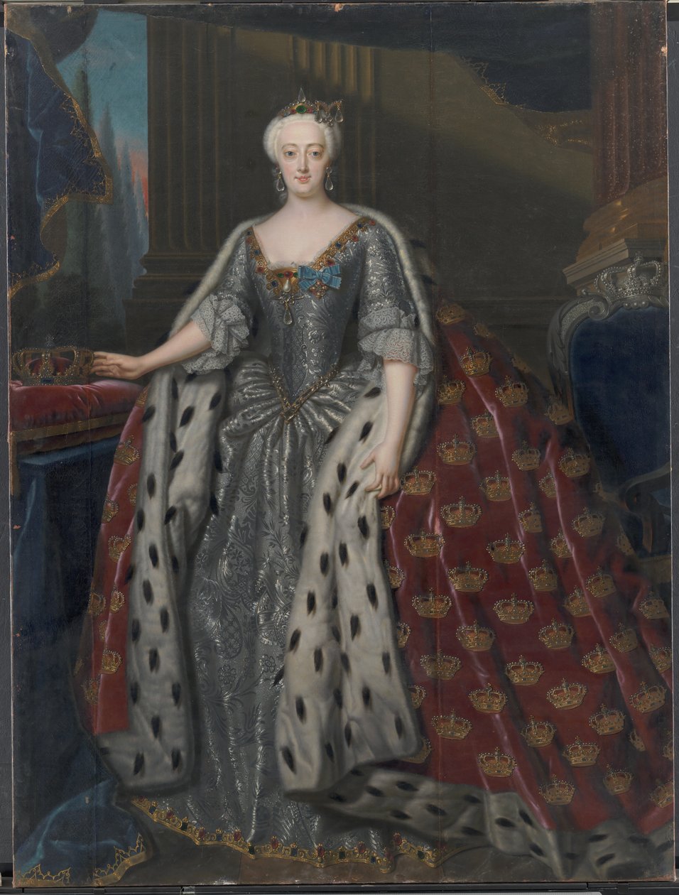 Sophie Magdalene, regina di Cristiano VI da Andreas Møller