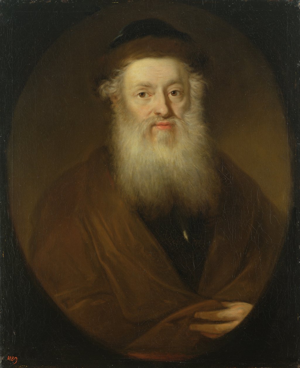 Ritratto di un Rabbino, c.1709 da Andreas Scheits