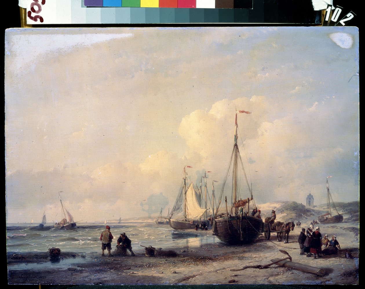 Paesaggio marino da Andreas Schelfhout