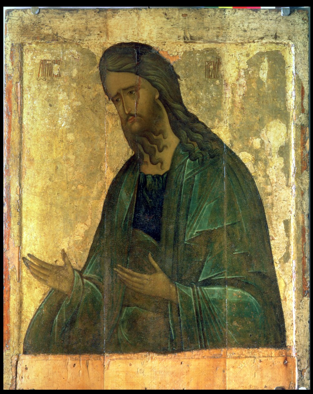 Icona di San Giovanni Battista da Andrei Rublev