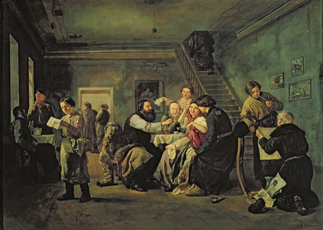 Una trattoria, 1859 da Andrei Andreevich Popov